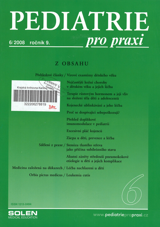 Pediatrie pro praxi