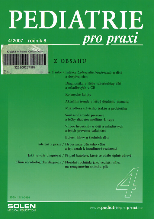 Pediatrie pro praxi