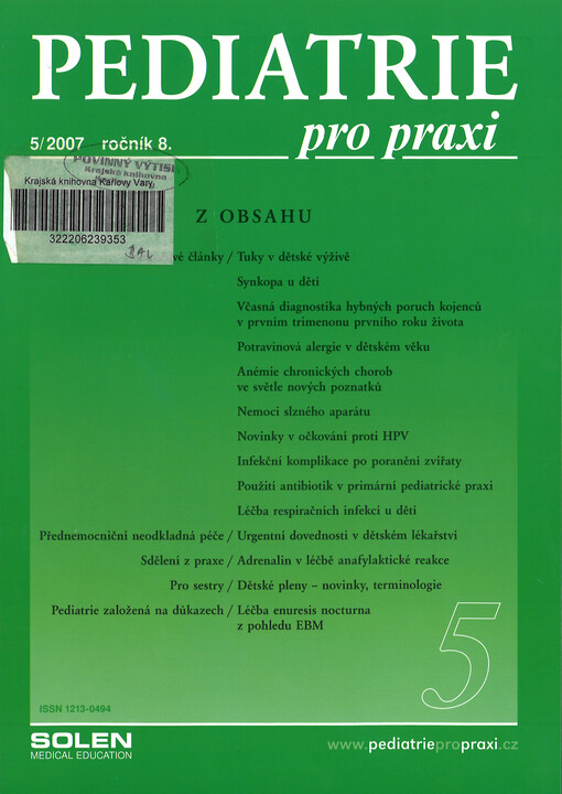 Pediatrie pro praxi