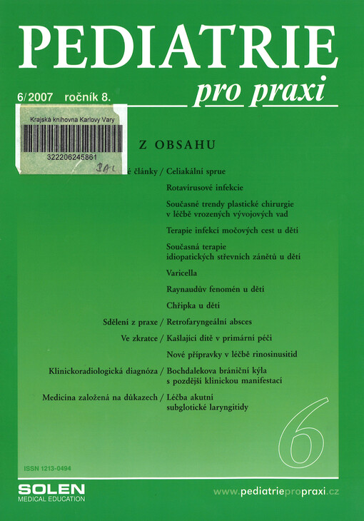 Pediatrie pro praxi