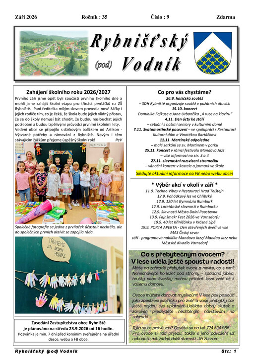 Rybnišťský (pod) vodník