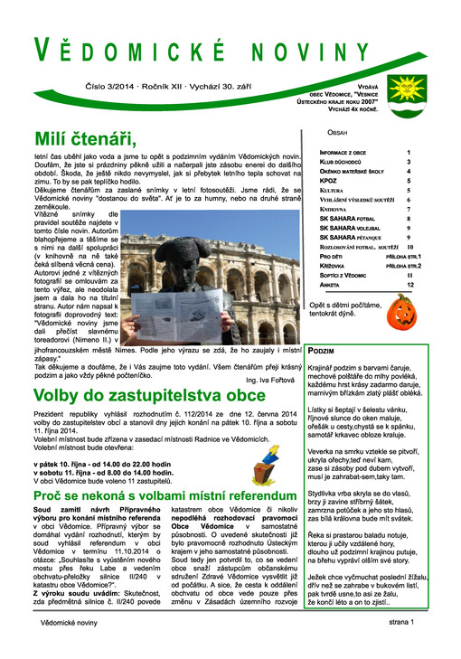 Vědomické noviny