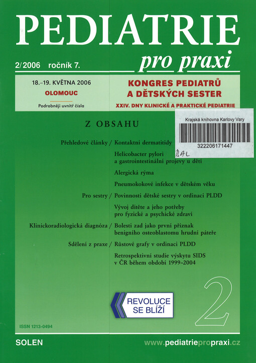 Pediatrie pro praxi