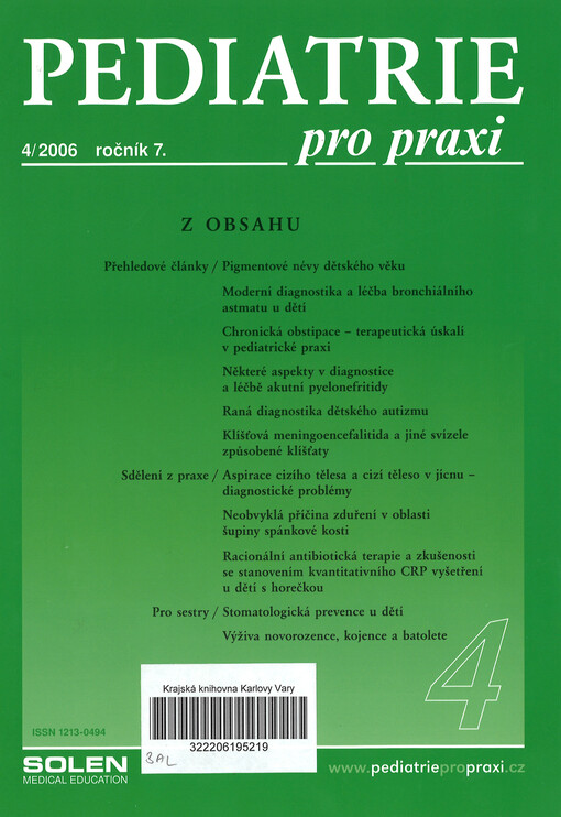 Pediatrie pro praxi