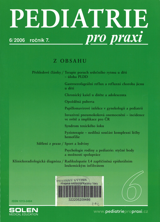 Pediatrie pro praxi