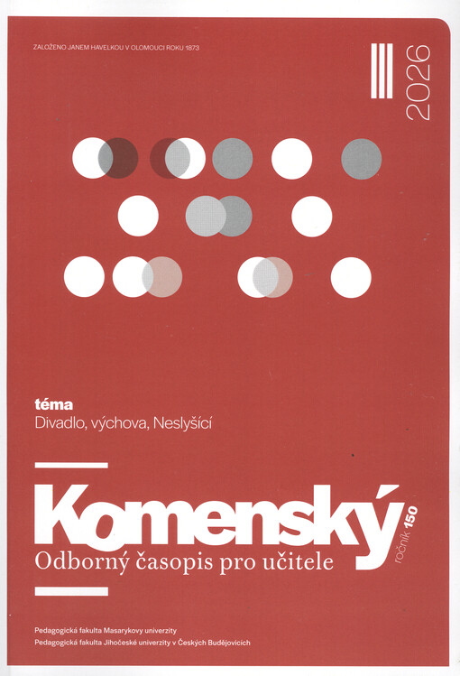 Komenský : týdeník vychovatelský věnovaný učitelstvu našemu jakož i přátelům školstva a milé mládeže naší