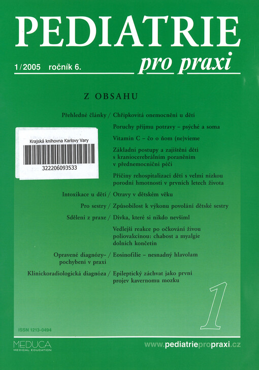 Pediatrie pro praxi