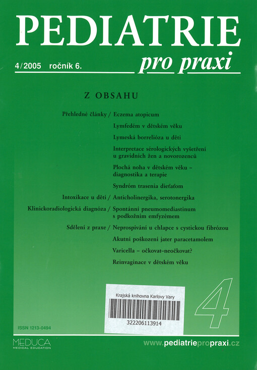 Pediatrie pro praxi