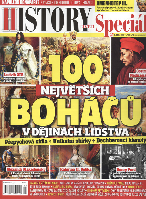 History revue : dějinné otazníky - bitvy - osudy mocných - spiknutí - historické omyly