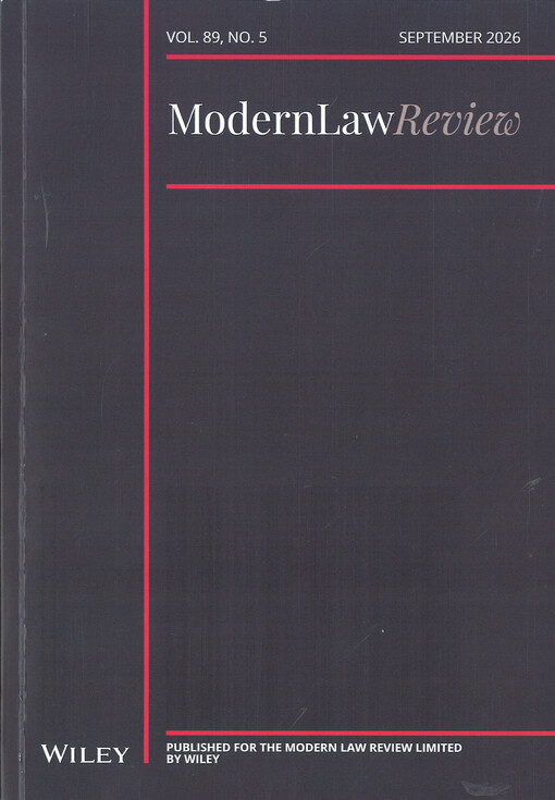The modern law review