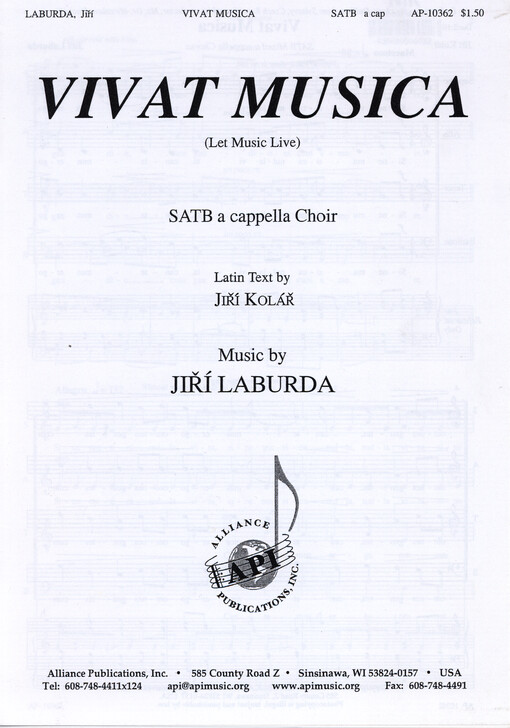Vivat Musica (Let Music Live) : SATB a cappella Choir