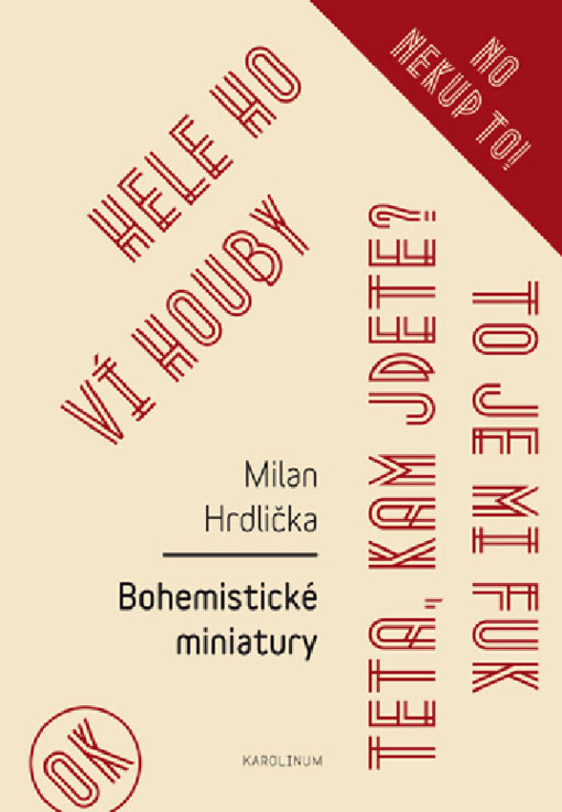 Bohemistické miniatury: Milan Hrdlička