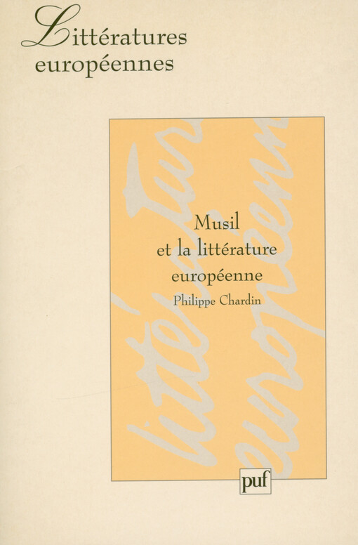 Musil et la littérature européenne