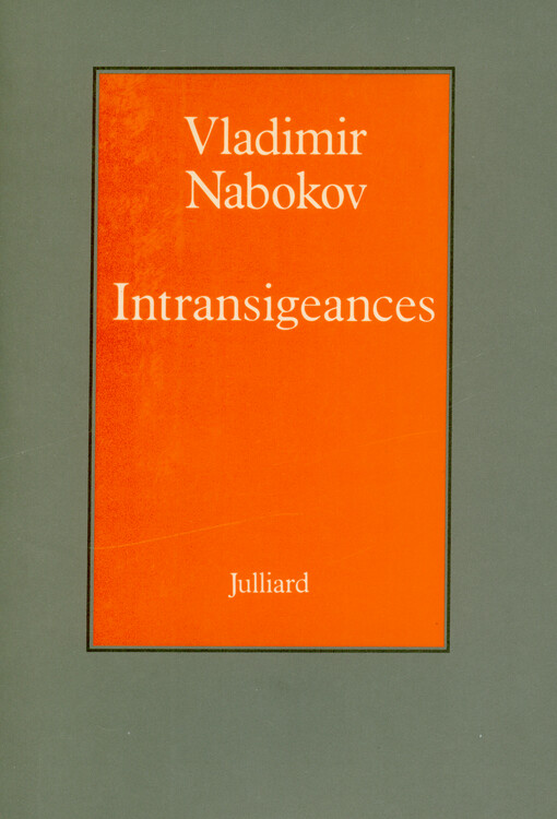 Intransigeances