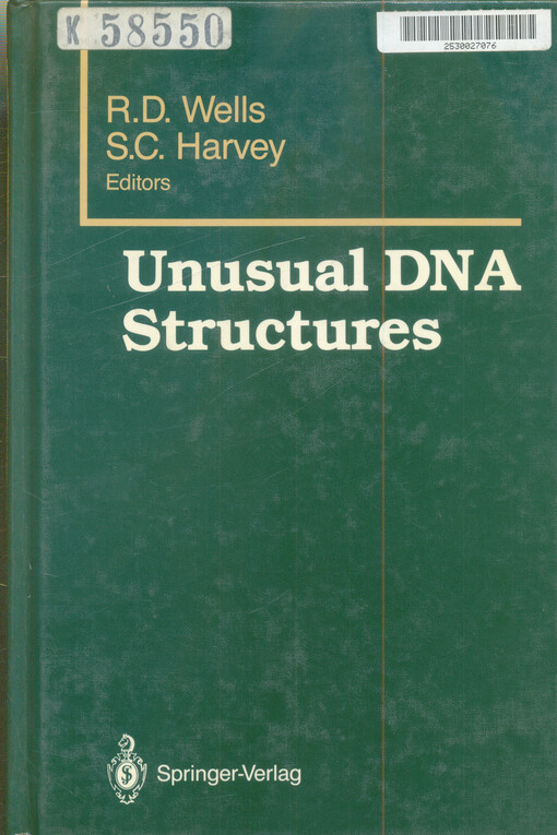 Unusual DNA structures : proceedings of the symposium, held at Gulf Shores : April 6-8, 1987