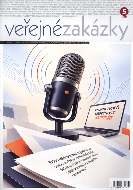 Veřejné zakázky : nový dvouměsíčník o veřejných zakázkách