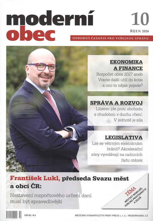 Moderní obec : měsíčník pro komunální politiku a regionální rozvoj