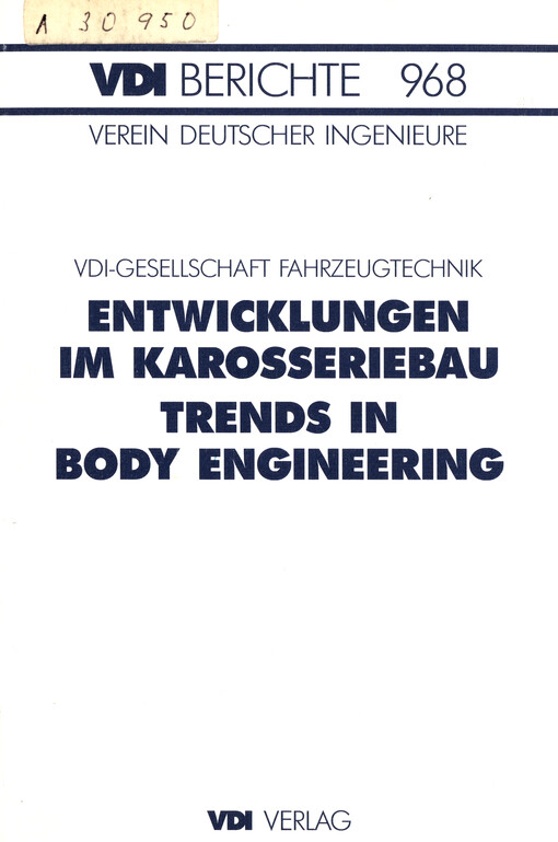 Entwicklungen im Karosseriebau