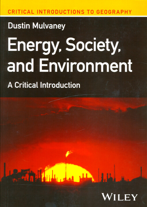Energy, society, and environment : a critical introduction