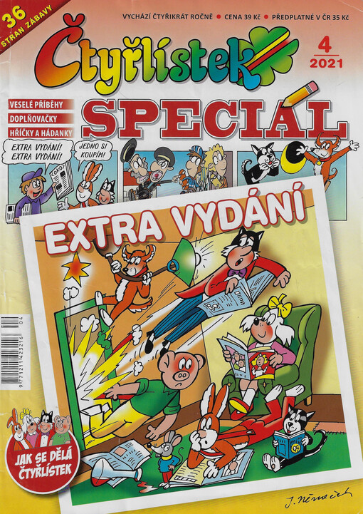 Čtyřlístek speciál : křížovky, doplňovačky, hříčky, veselý příběh
