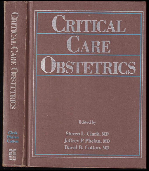 Critical Care Obstetrics