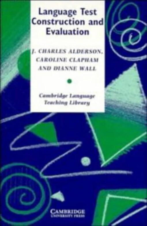 Language test construction and evaluation