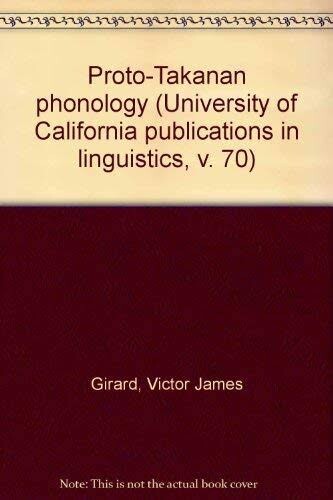 Proto-Takanan Phonology /
