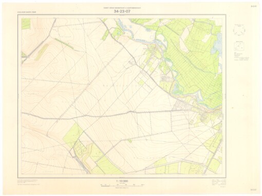 Základní mapa ČSSR. 34-23-07