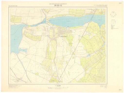 Základní mapa ČSSR. 34-23-12