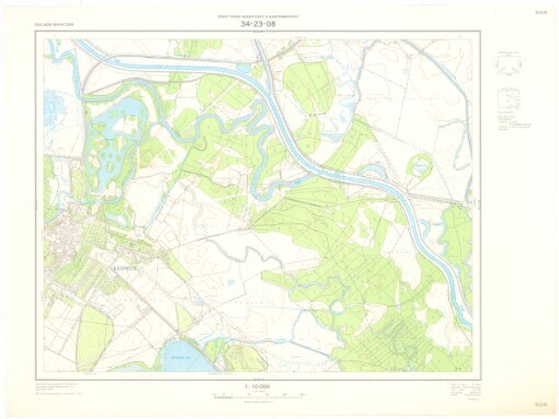 Základní mapa ČSFR. 34-23-08