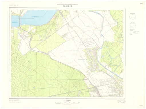 Základní mapa ČSFR. 34-23-13