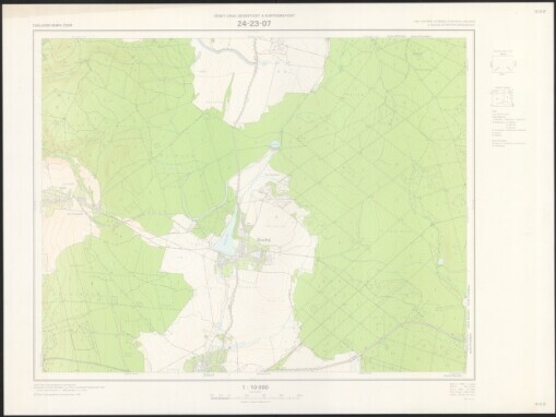 Základní mapa ČSSR. 24-23-07