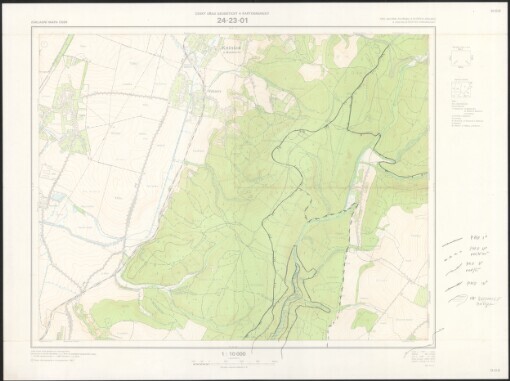 Základní mapa ČSSR. 24-23-01