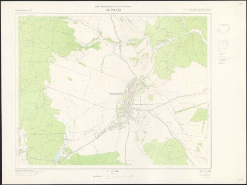 Základní mapa ČSSR. 24-23-08