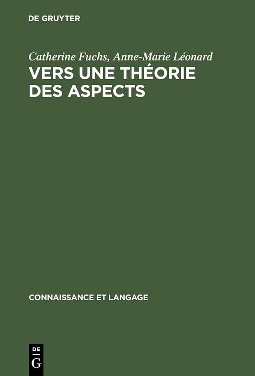 Vers une thérie des aspects :Les systèmes du français et de l'englais