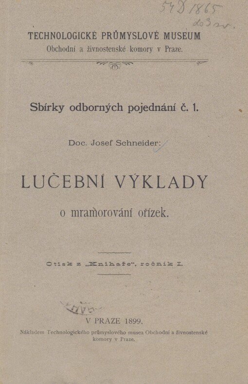 Lučební výklady o mramorování ořízek
