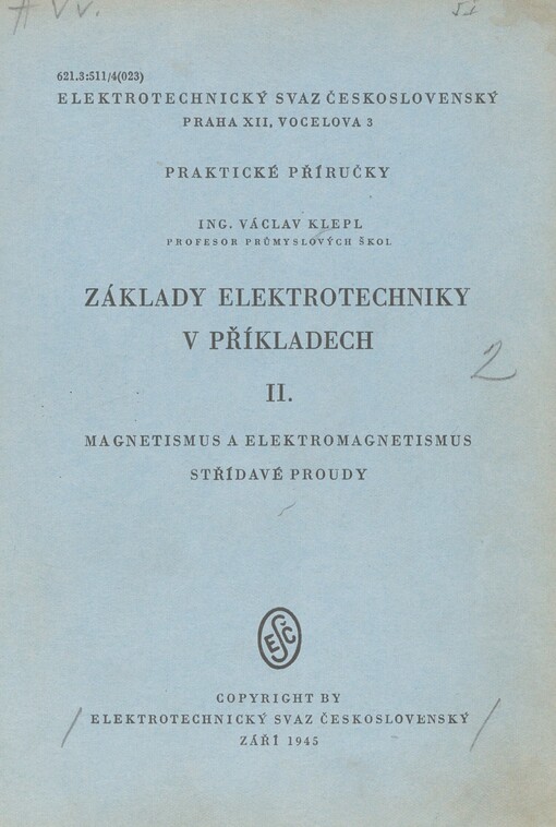 Základy elektrotechniky v příkladech.