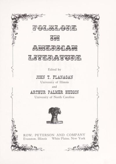 Folklore in American Literature