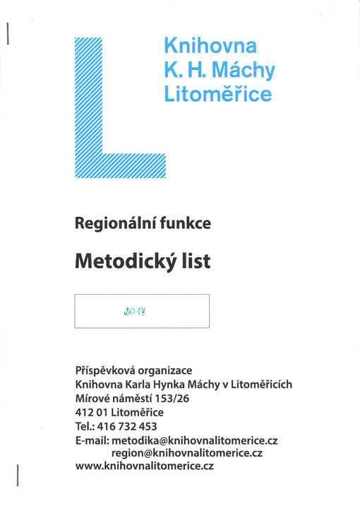 Regionální funkce 2017