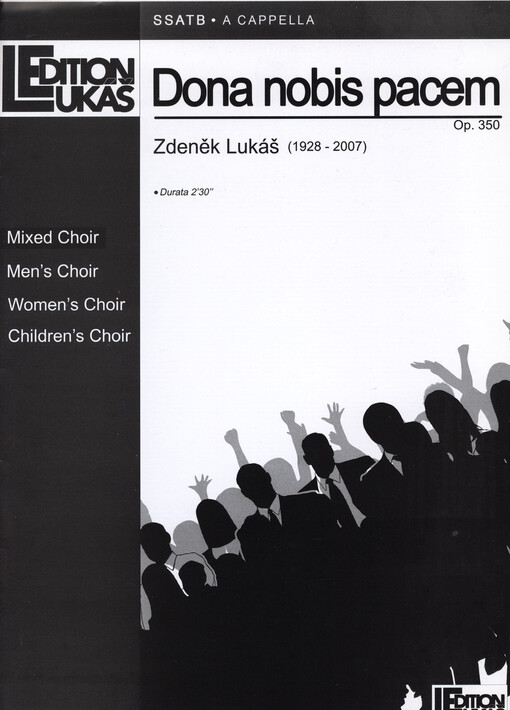 Dona nobis pacem : SSATB : op. 350