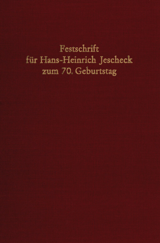Festschrift für Wilhelm Lettenbauer zum 75. Geburtstag