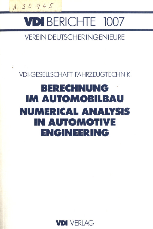 Berechnung im Automobilbau