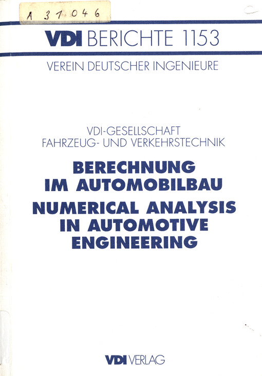 Berechnung im Automobilbau
