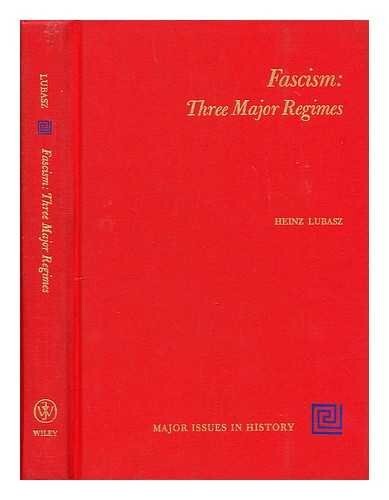 Fascism: three major regimes
