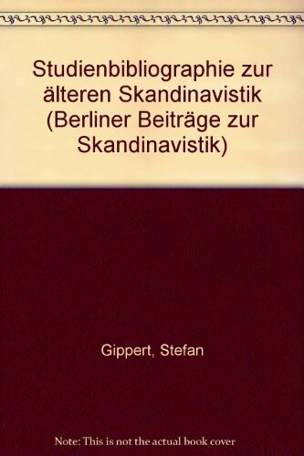 Studienbibliographie zur Älteren Skandinavistik