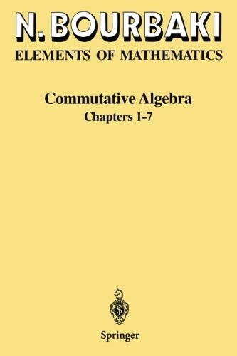 Commutative algebra. chapters 1-7