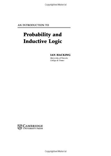 An introduction to probability and inductive logic