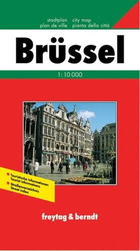 Brusel mapa města 1:10 000