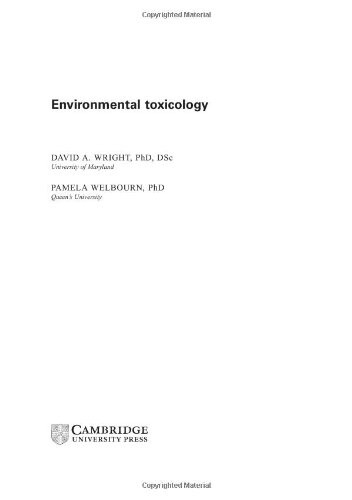 Environmental toxicology