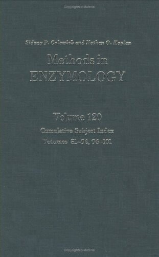 Methods in enzymology :cumulative subject index.Volumes 81-94, 96-101